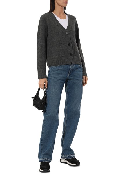 Комбинированные кроссовки DSQUARED2 черного цвета по цене 48900 руб., арт. SNW0255/01606926, фото 2 Комбинированные кроссовки DSQUARED2, арт. SNW0255/01606926, фото 2