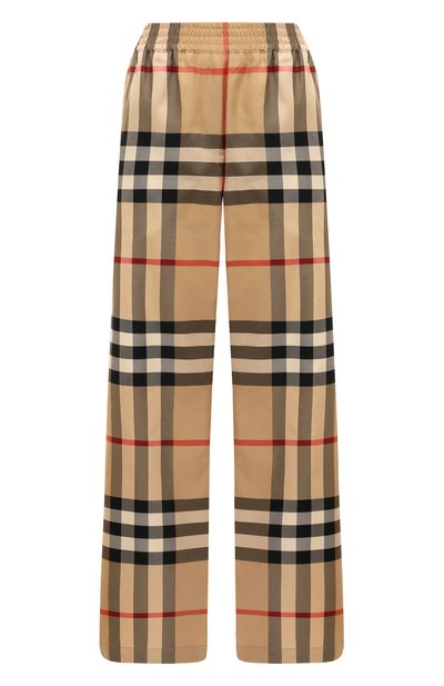 Женские хлопковые брюки BURBERRY, арт. 8071101