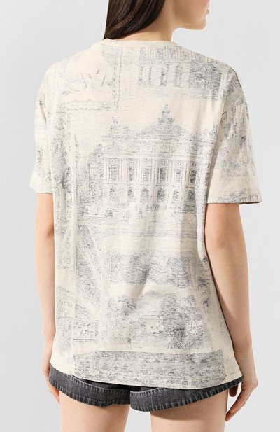 Хлопковая футболка ACNE STUDIOS, арт. AL0045, фото 4