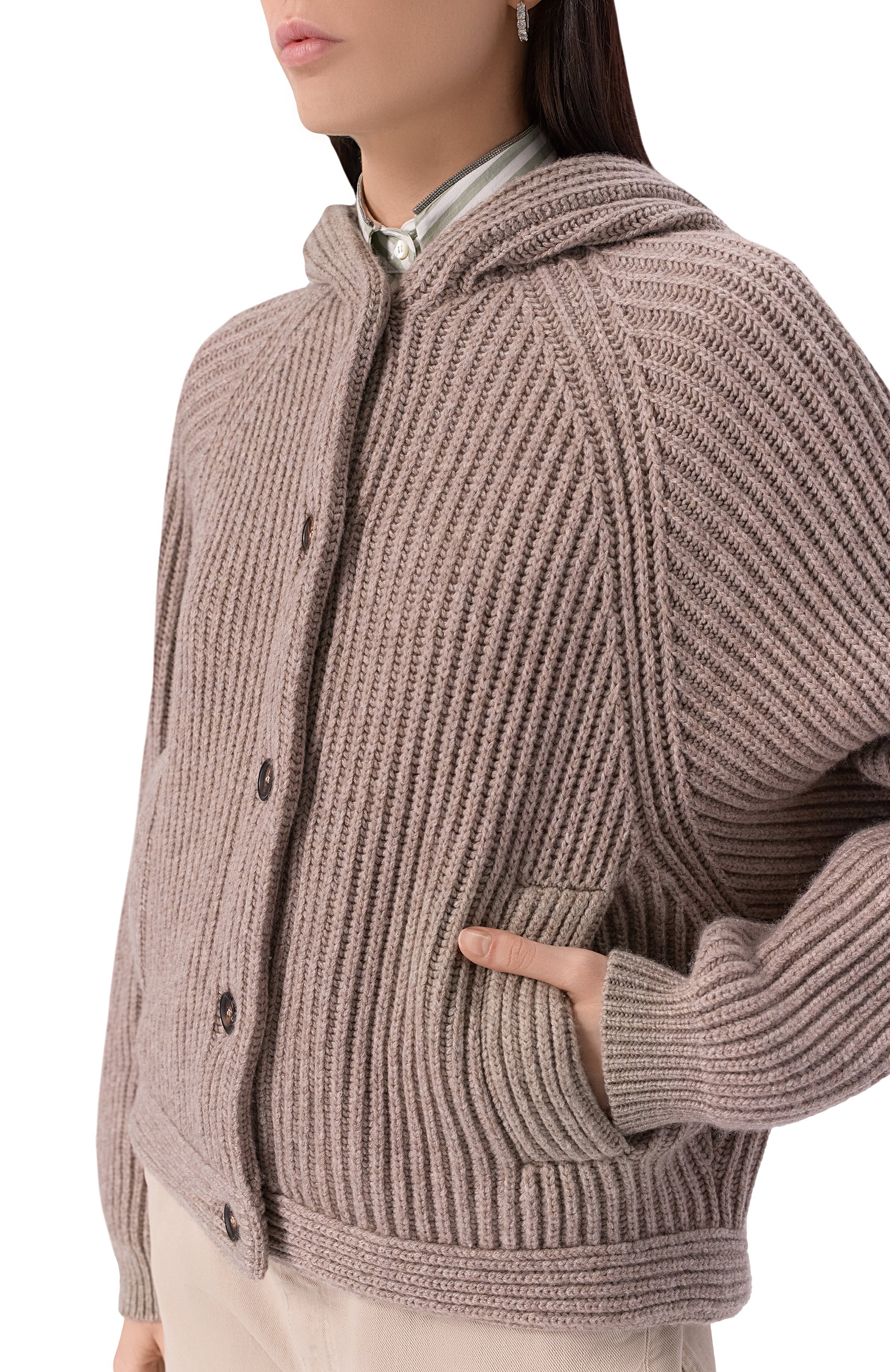 Кашемировый кардиган BRUNELLO CUCINELLI, арт. M52509706, фото 5