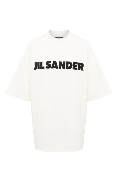 Женская хлопковая футболка JIL SANDER, арт. JSCP707020-WP248508