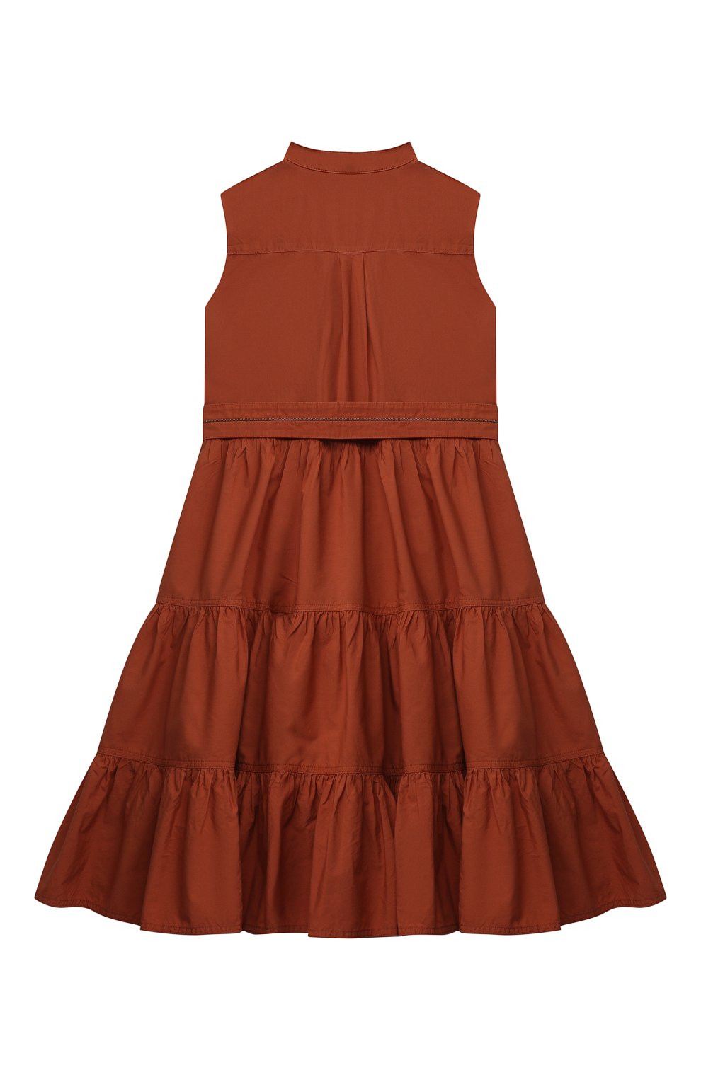 Хлопковое платье BRUNELLO CUCINELLI, арт. BH139A214A, фото 2