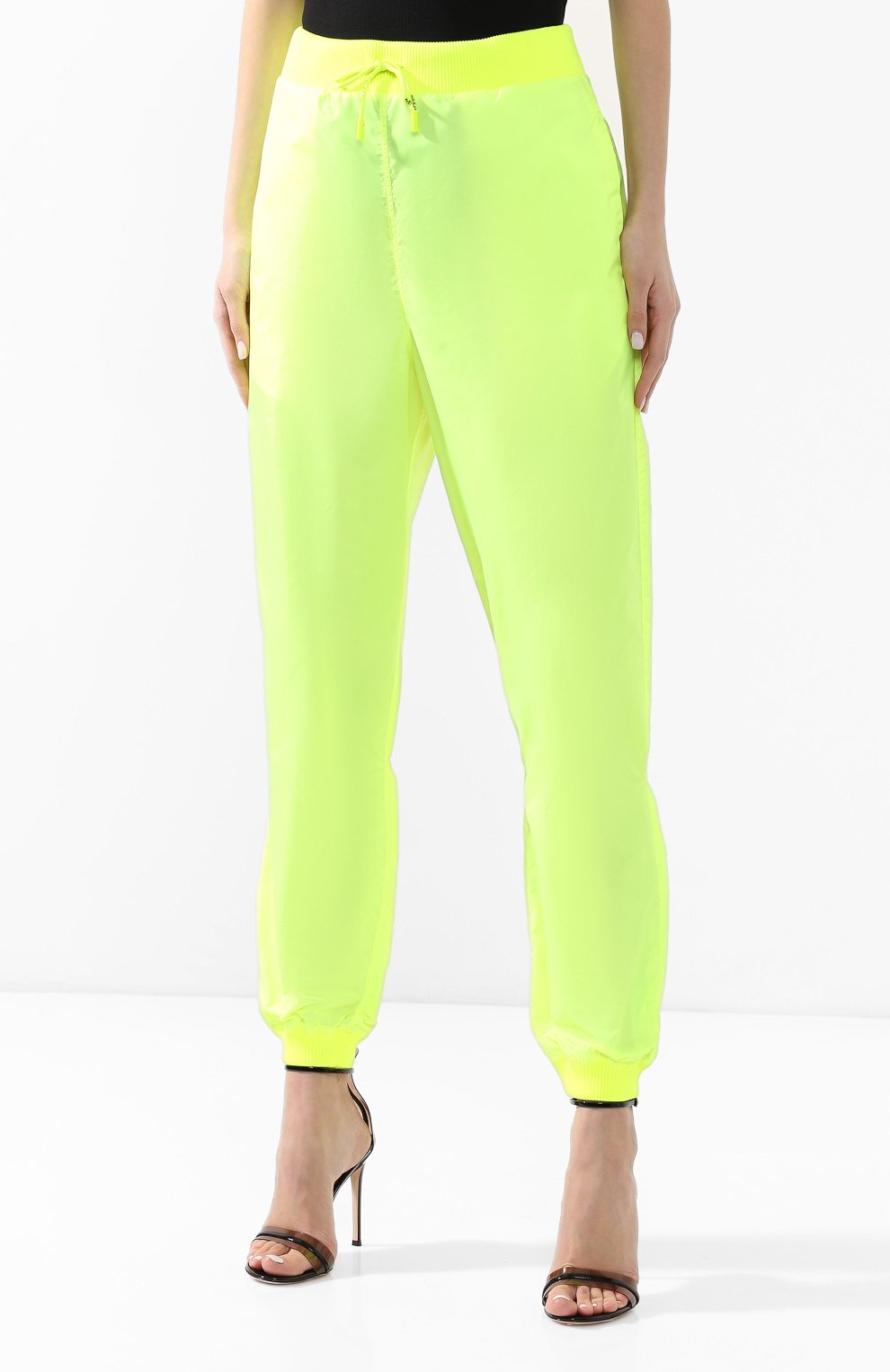 Джоггеры OFF-WHITE желтого цвета по цене 39950 руб., арт. 0WCA085S19E000446200, фото 3 Джоггеры OFF-WHITE, арт. 0WCA085S19E000446200, фото 3