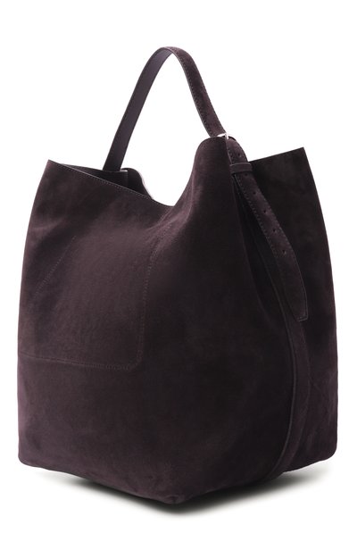 Сумка-тоут belted TOTEME темно-коричневого цвета по цене 136000 руб., арт. 234-WLGBG038-LE0004, фото 4 Сумка-тоут belted TOTEME, арт. 234-WLGBG038-LE0004, фото 4