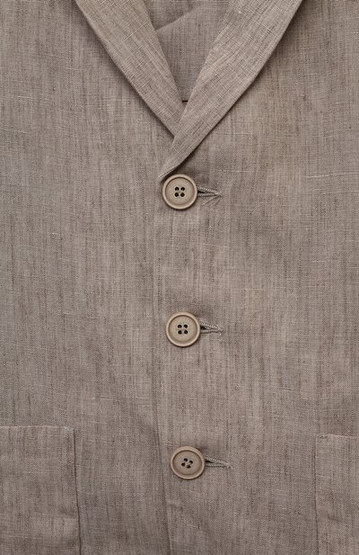 Льняной пиджак IL GUFO, арт. P24GB039L0015/10A-14A, фото 3