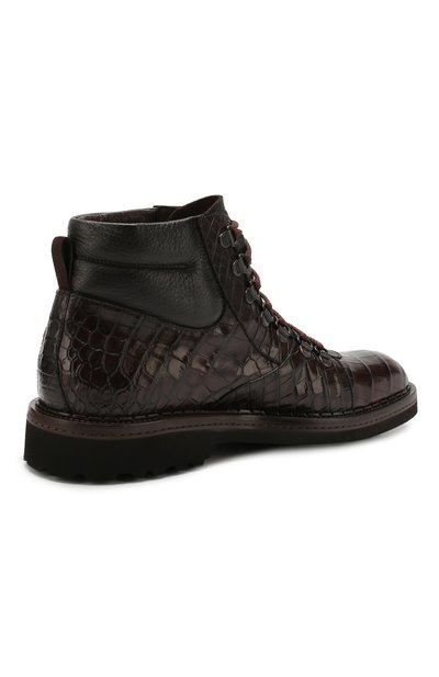 Ботинки из кожи крокодила BARRETT, арт. 192U007.1/C0CC0DRILL0 CREAM/CNIL, фото 4