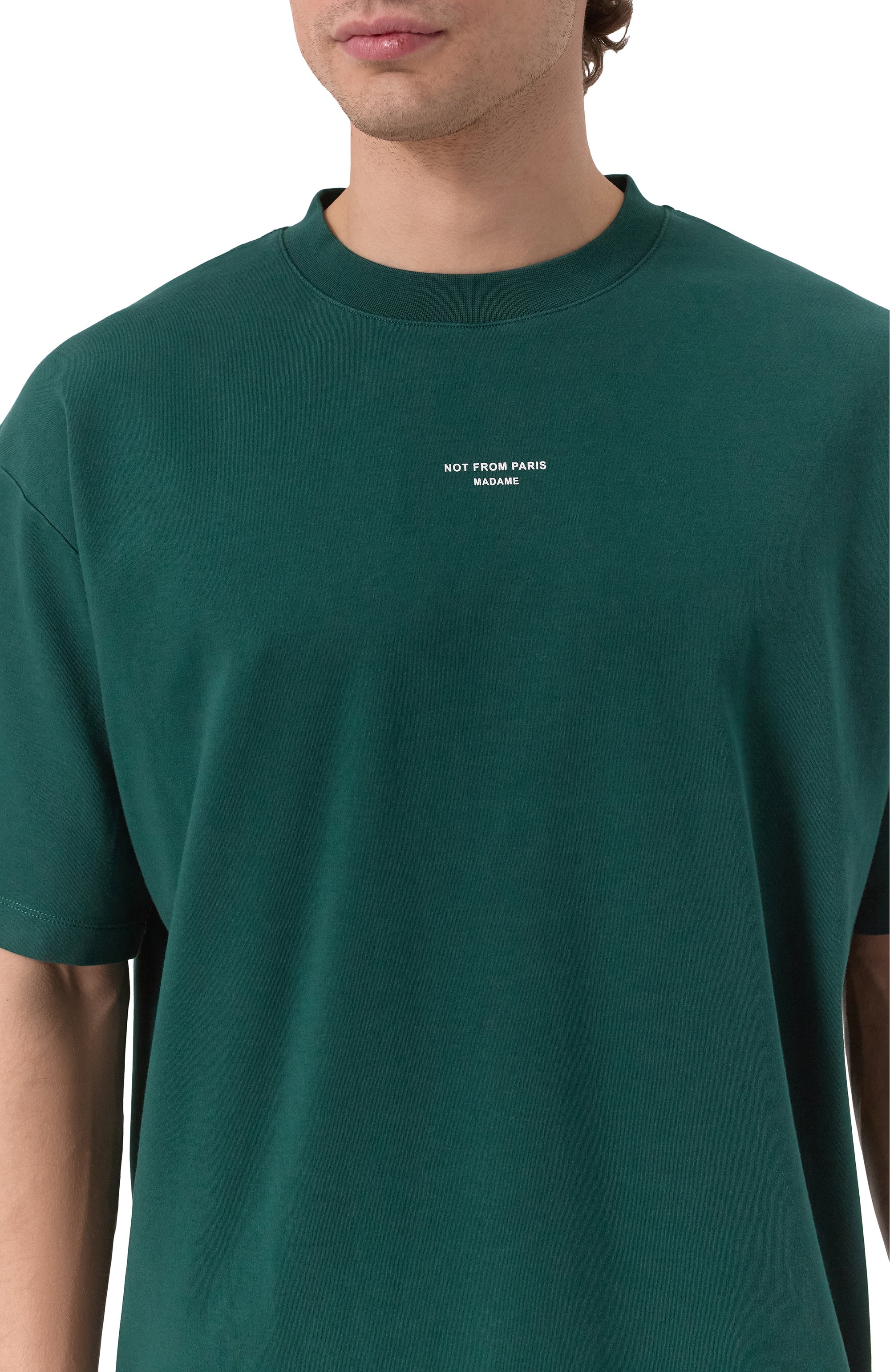 Хлопковая футболка DROLE DE MONSIEUR, арт. PERM-TS202-C0002-DGN, фото 5