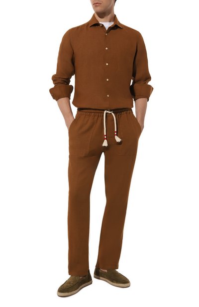 Льняная рубашка MC2 SAINT BARTH, арт. STBM/PAMPL0NA/02279F, фото 2