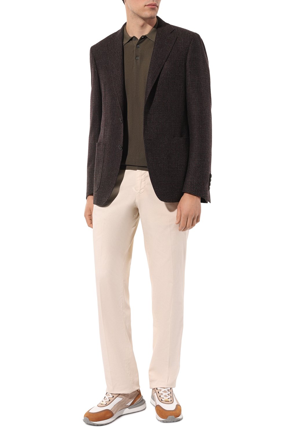 Брюки из лиоцелла и хлопка STEFANO RICCI, арт. M1T3100042/STREET, фото 2