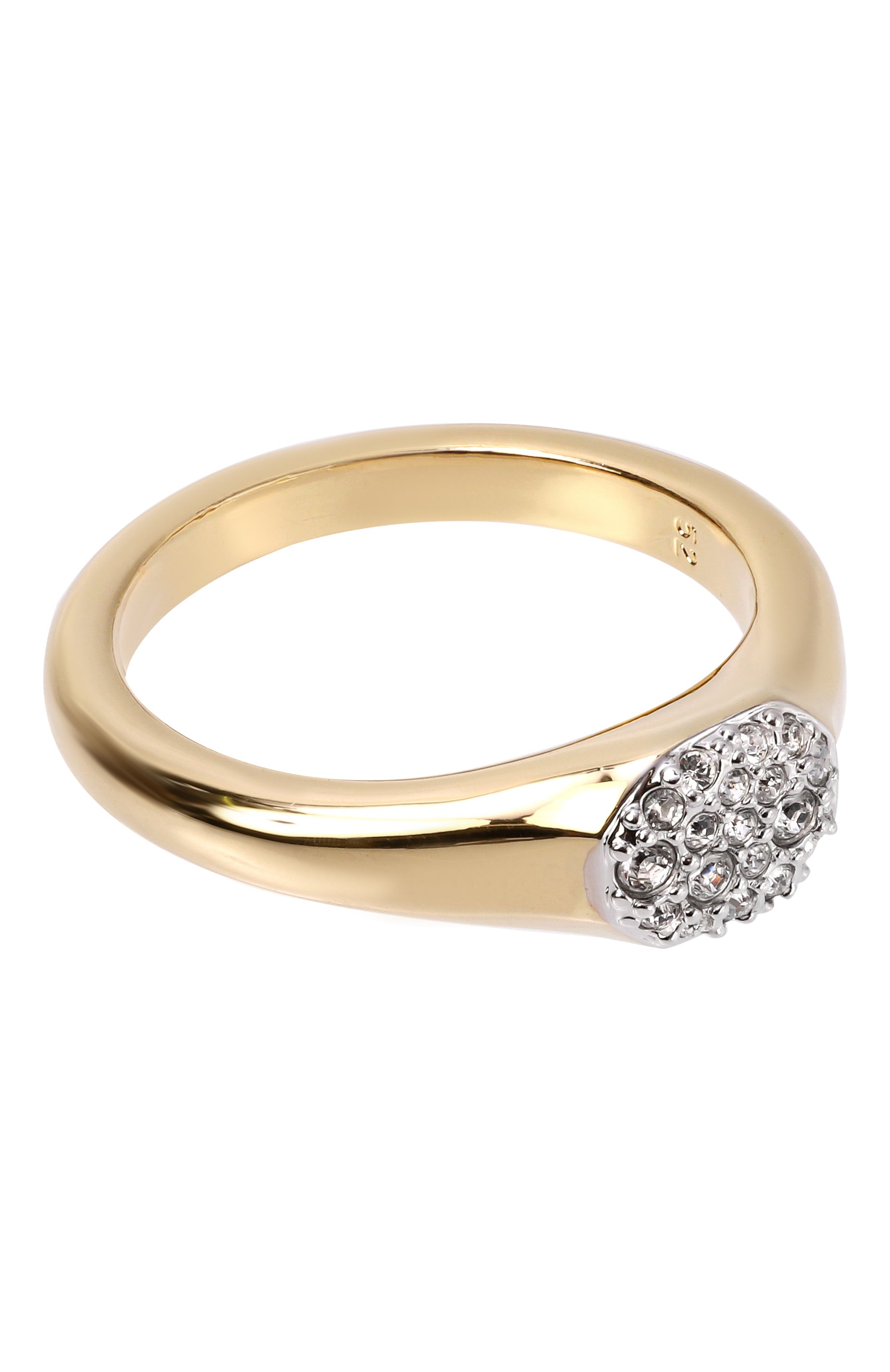 Кольцо dextera SWAROVSKI золотого цвета по цене 13700 руб., арт. 5732853, фото 1 Кольцо dextera SWAROVSKI, арт. 5732853, фото 1