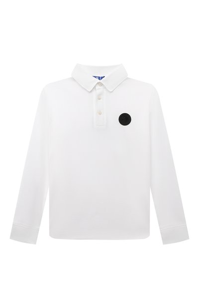 Хлопковое поло STEFANO RICCI JUNIOR белого цвета по цене 51900 руб., арт. KY01034P03/Y23352, фото 1 Хлопковое поло STEFANO RICCI JUNIOR, арт. KY01034P03/Y23352, фото 1
