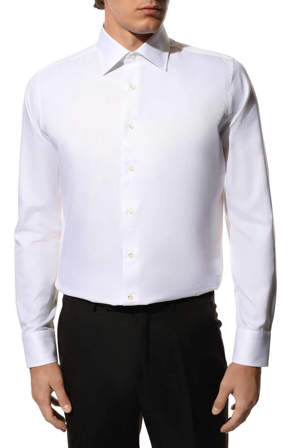 Хлопковая сорочка CANALI, арт. N705/GR02636, фото 4