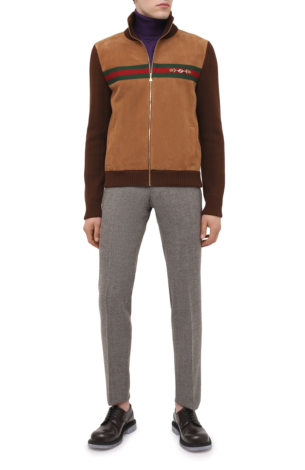 Комбинированный кардиган GUCCI, арт. 626265/XKBFK, фото 2