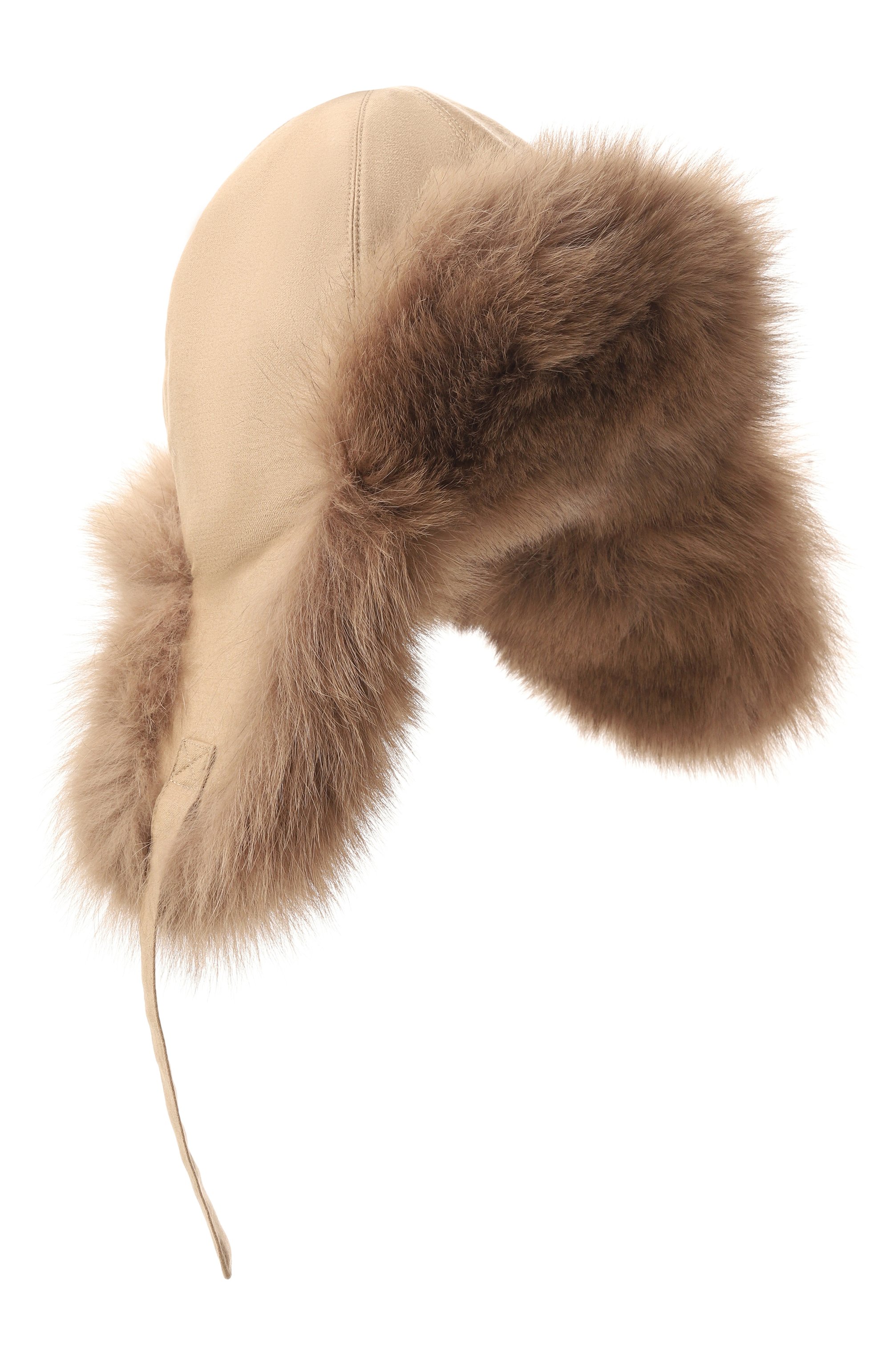 Пуховая шапка-ушанка YVES SALOMON ENFANT, арт. 23WEA017XXW02W, фото 1