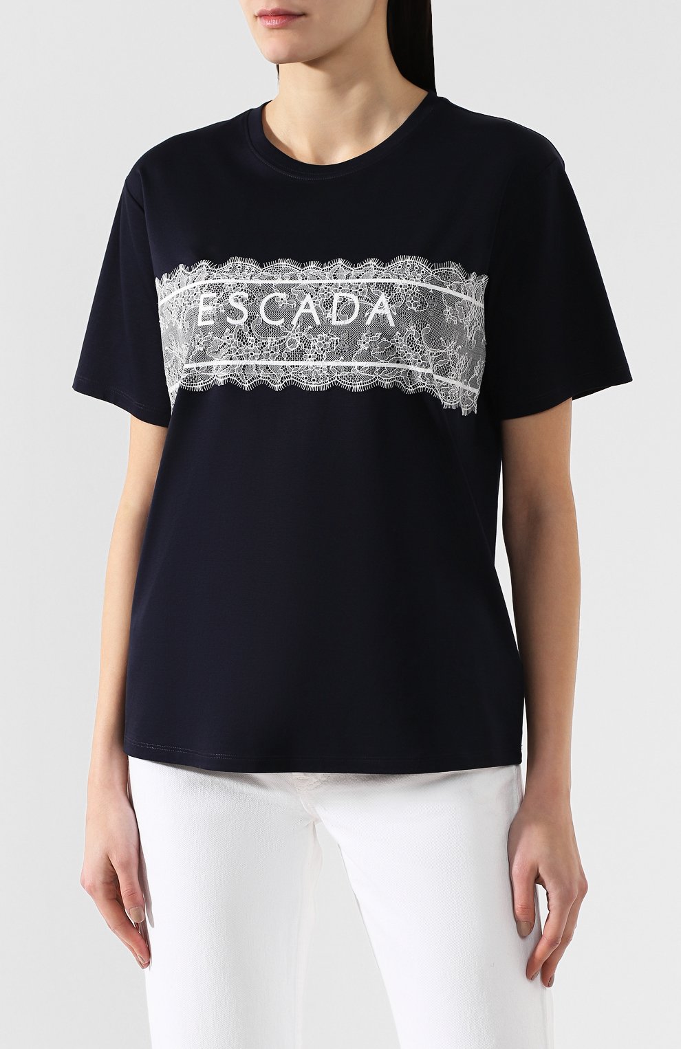 Хлопковая футболка ESCADA SPORT, арт. 5028517, фото 3
