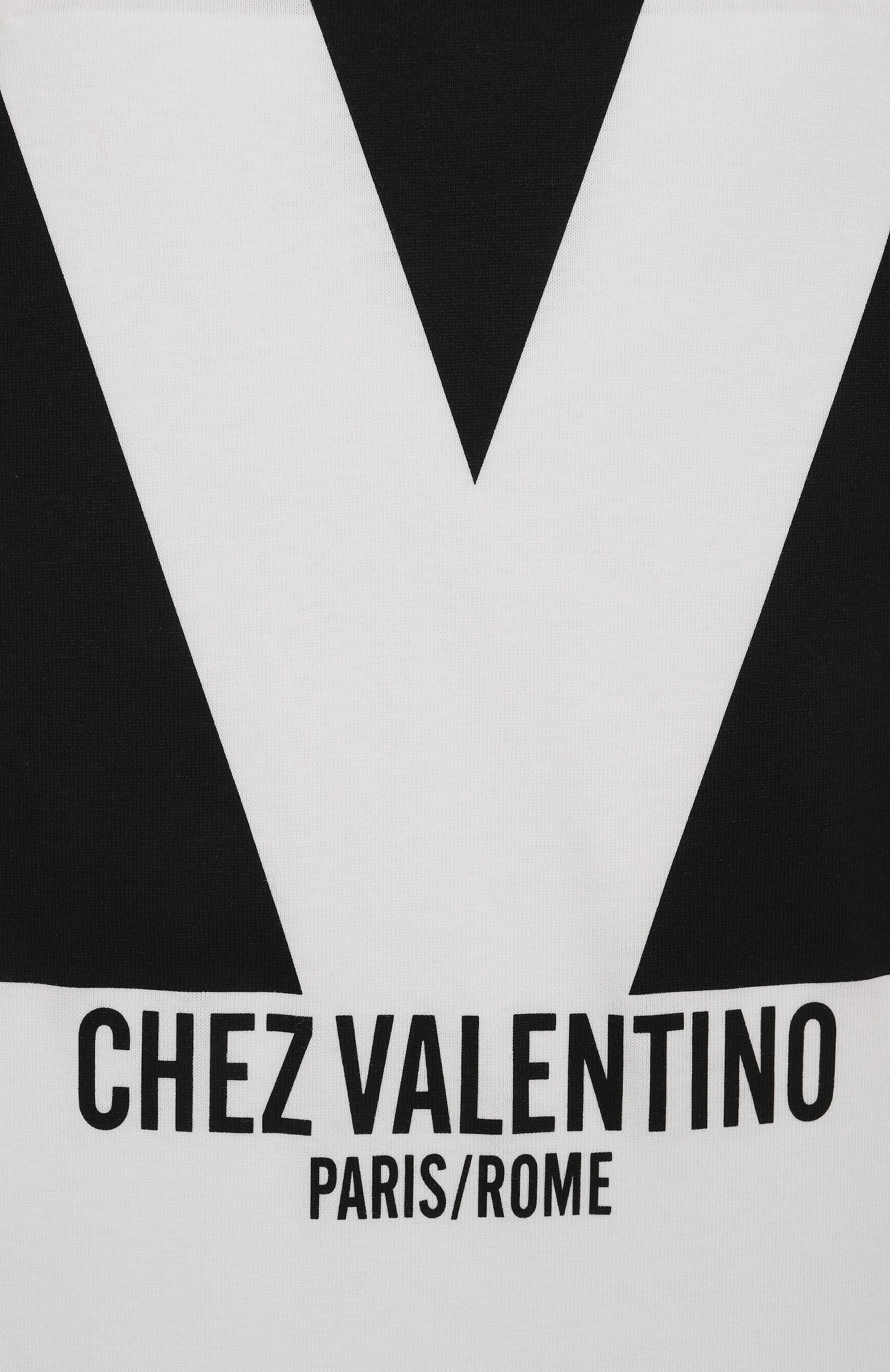 Хлопковая футболка VALENTINO, арт. 6B3MG24H95W, фото 6