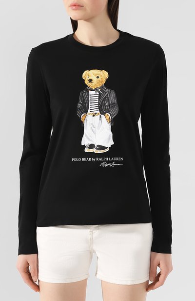 Хлопковый лонгслив POLO RALPH LAUREN, арт. 211795418, фото 3