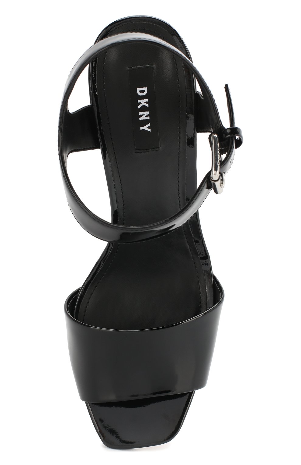 Лаковые босоножки DKNY, арт. K4850101/BLK, фото 5