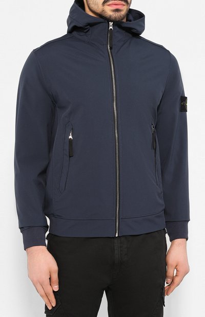 Бомбер STONE ISLAND синего цвета по цене 51900 руб., арт. 721540927, фото 3 Бомбер STONE ISLAND, арт. 721540927, фото 3