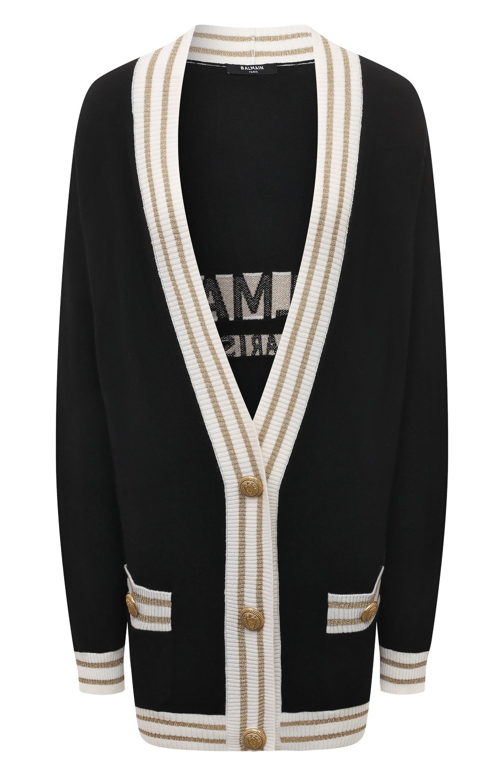 Кардиган из шерсти и кашемира BALMAIN, арт. AF1K0000KD97, фото 1