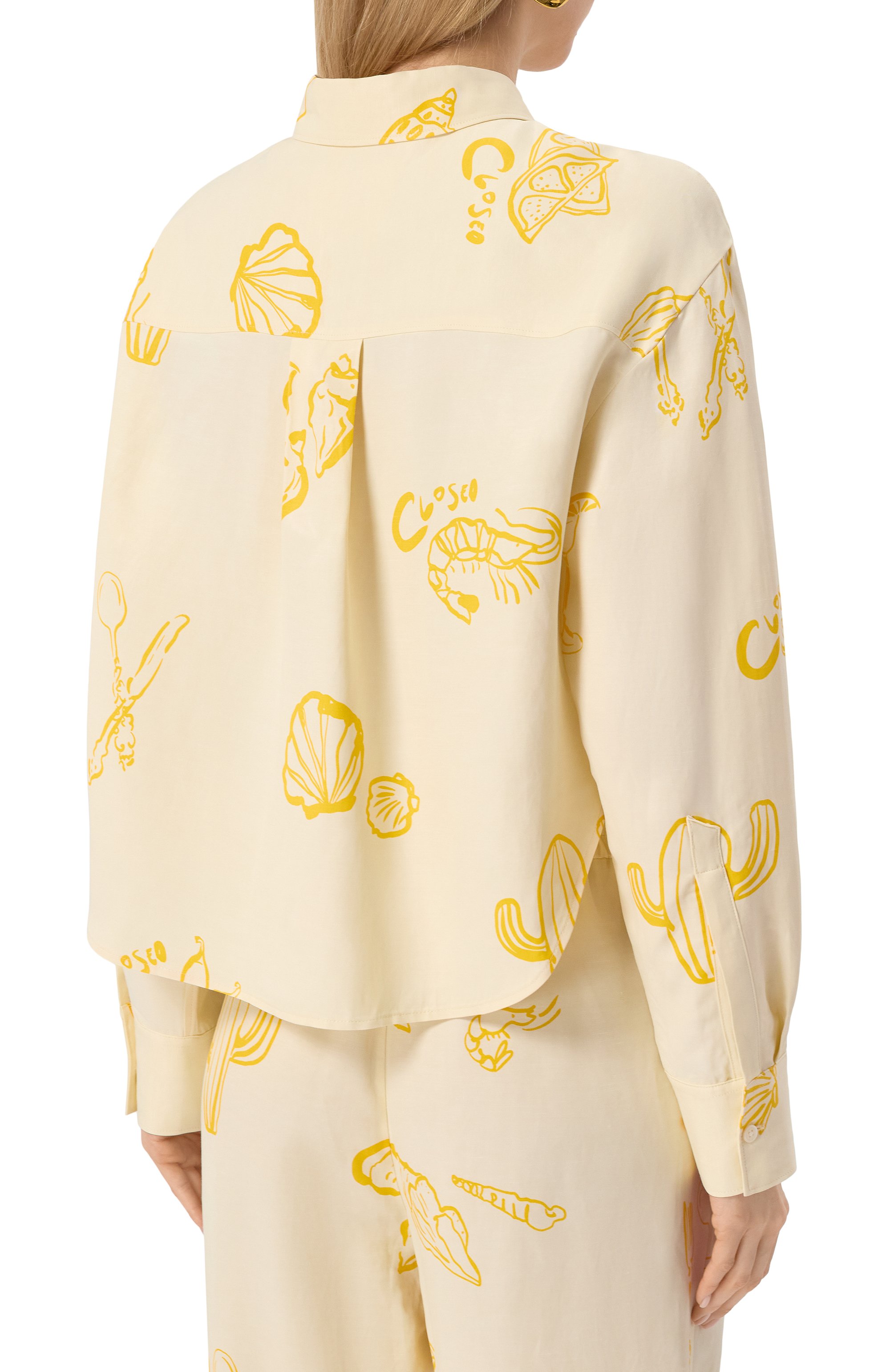 Рубашка из вискозы и льна CLOSED, арт. C94242-26D-P1, фото 4