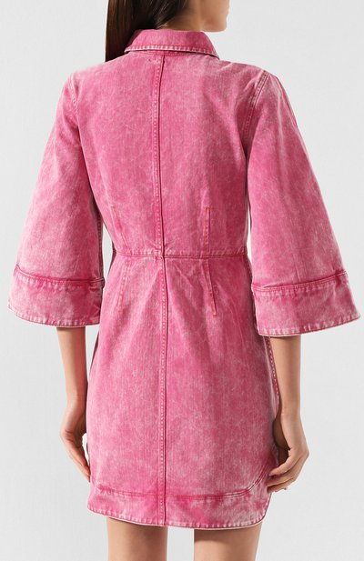 Джинсовое платье GANNI фуксия цвета по цене 22250 руб., арт. F4402, фото 4 Джинсовое платье GANNI, арт. F4402, фото 4