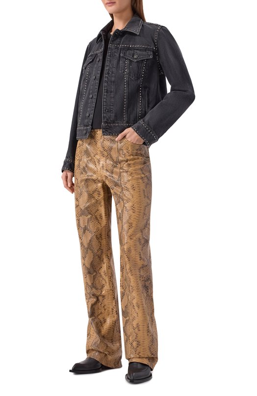 Джинсовая куртка Adi 7 For All Mankind 7UJ6TE22-1ZN Чёрный  7UJ6TE22-1ZN Фото 2