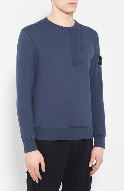 Хлопковый свитшот STONE ISLAND, арт. 721563151, фото 3