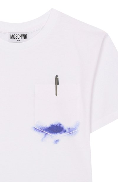 Хлопковая футболка MOSCHINO, арт. HUM055/LAA02/4-8, фото 3