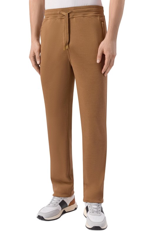 Шелковые брюки Stefano Ricci K919511P3D/R26190_001 Бежевый  K919511P3D/R26190_001 Фото 3