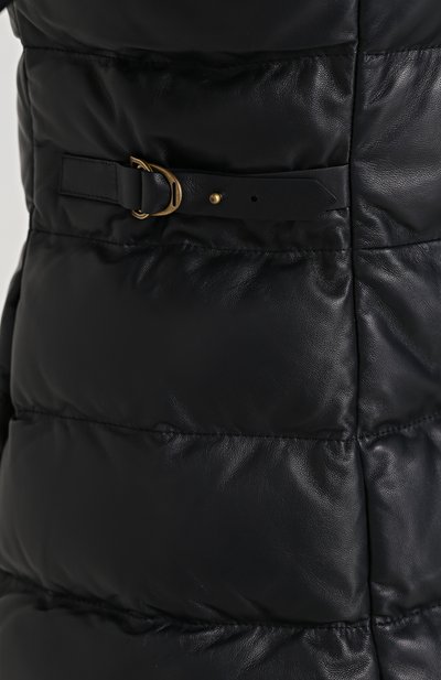 Приталенный стеганый пуховик с воротником-стойкой RALPH LAUREN, арт. 290679455, фото 5