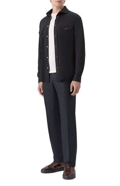 Мужская шерстяная рубашка MARCO PESCAROLO, арт. RIB0T/53Y04