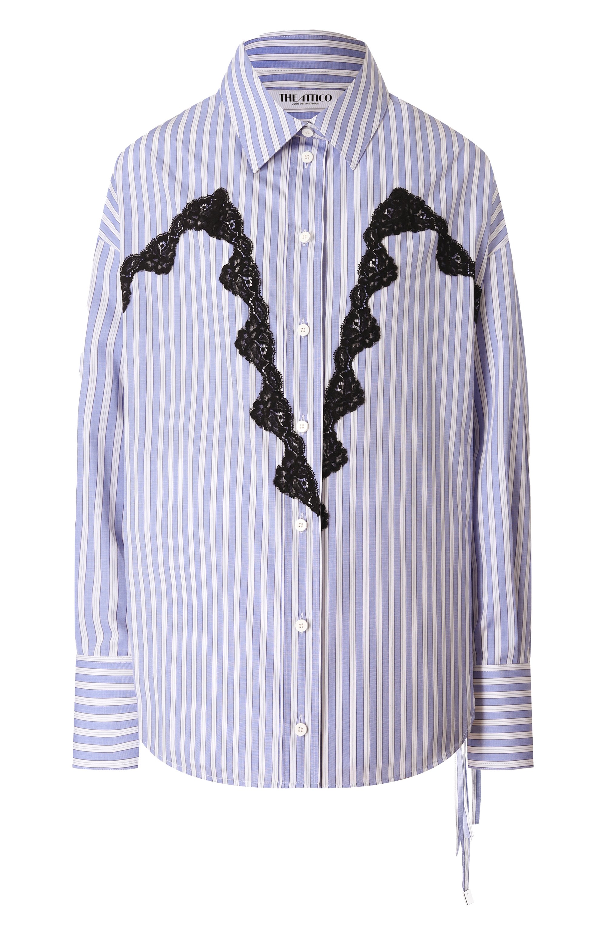 Хлопковая рубашка THE ATTICO, арт. 250WCH00040/CCC051AA, фото 1