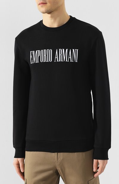 Хлопковый свитшот EMPORIO ARMANI, арт. 3G1M63/1J07Z, фото 3