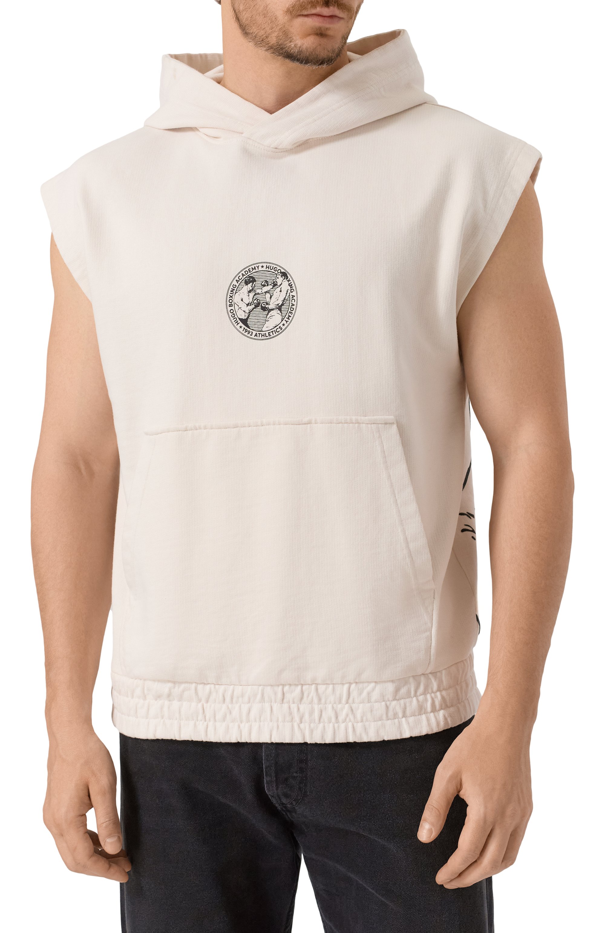 Хлопковое худи HUGO, арт. 50542433, фото 3