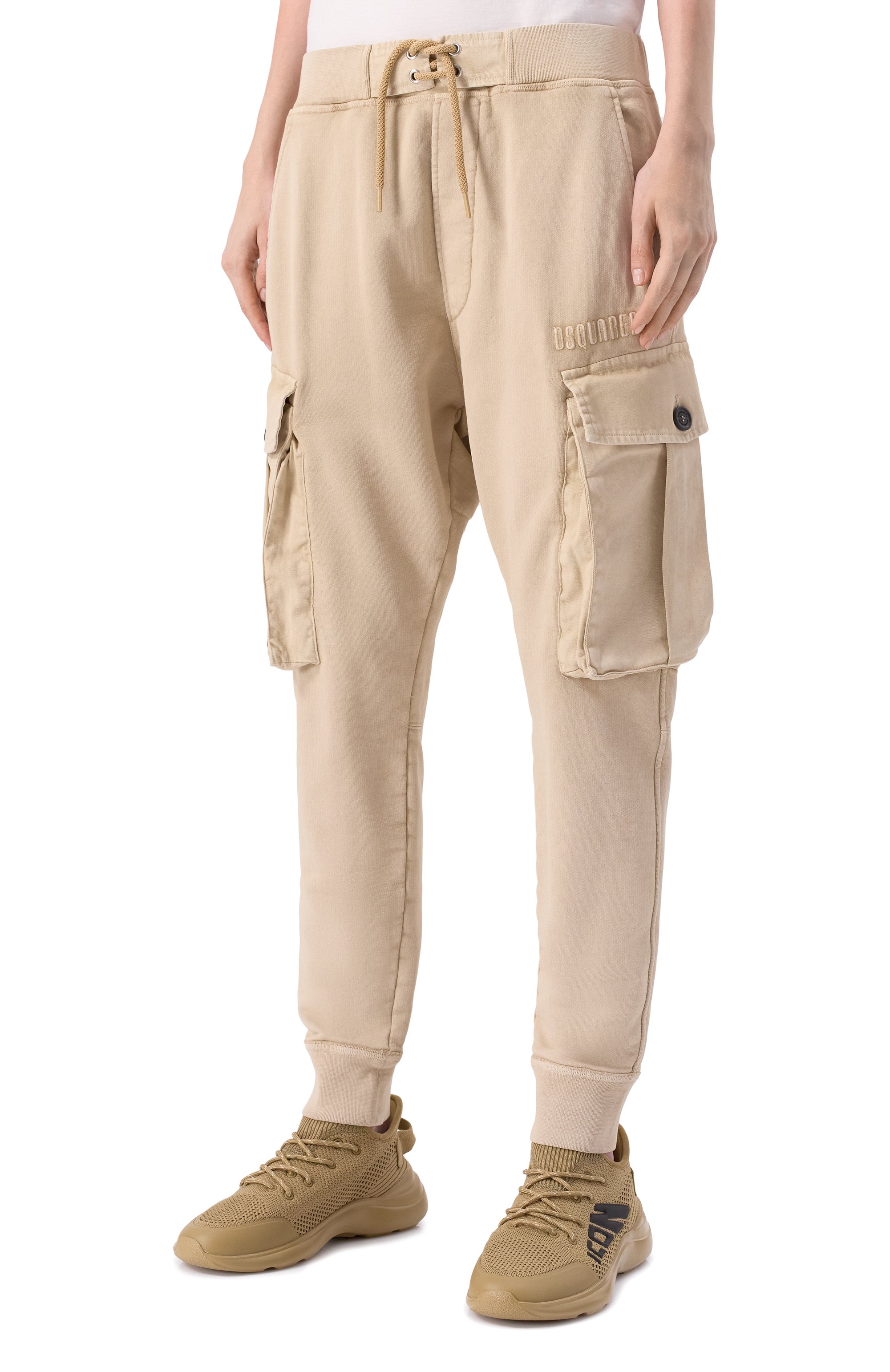 Хлопковые джоггеры-карго DSQUARED2, арт. S75KB0481/S25539, фото 3