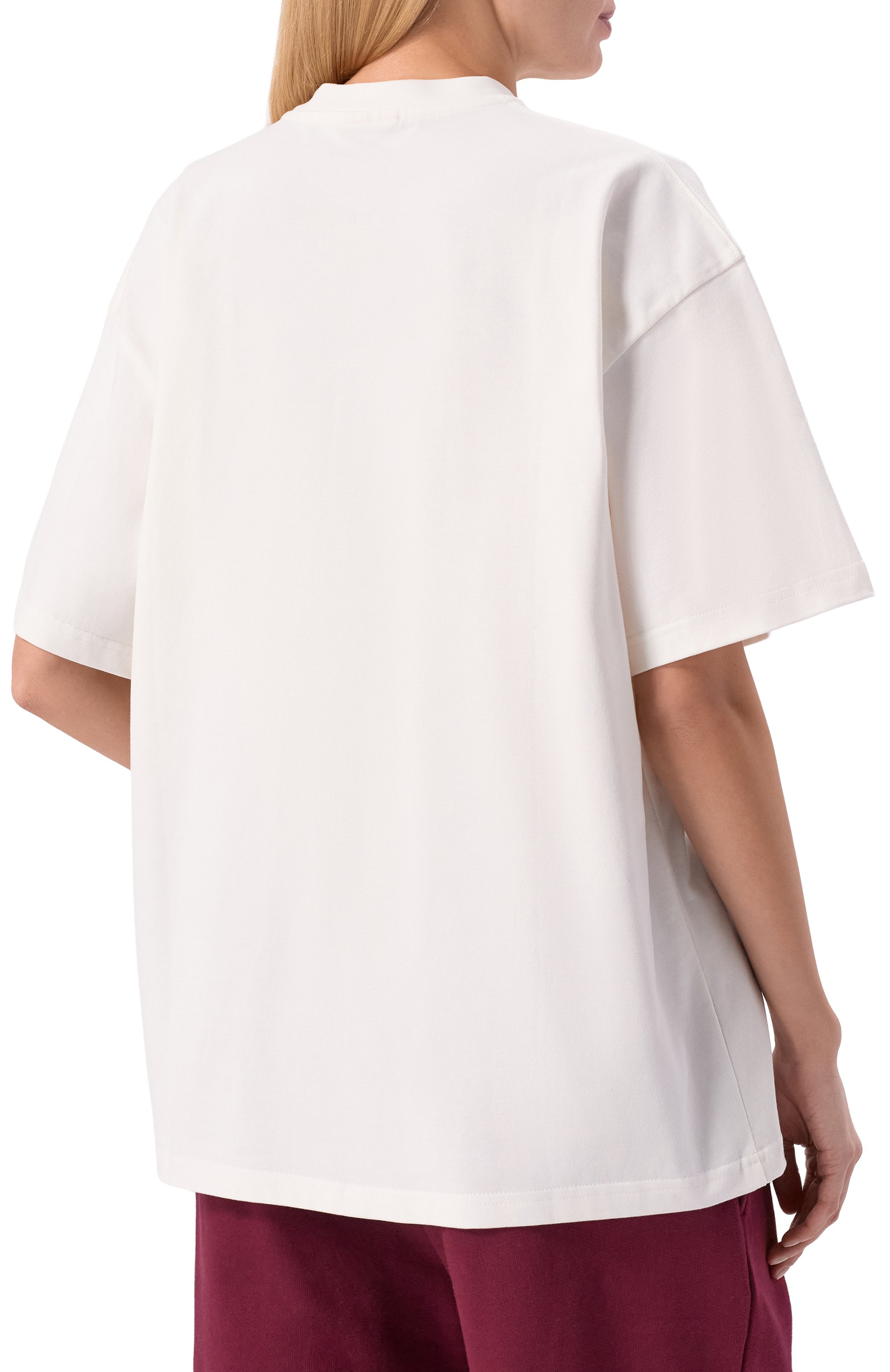 Хлопковая футболка PLANTA ROSA, арт. PR/T01/REDANDORANGE/250VELVET, фото 7