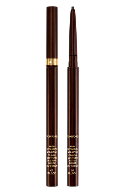 Женский автоматический карандаш-подводка для век, оттенок black TOM FORD, арт. T3F0-01