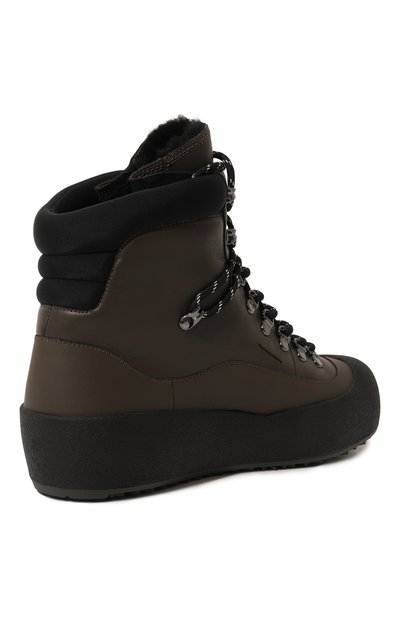 Кожаные ботинки curling BALLY хаки цвета по цене 75650 руб., арт. MSB030/VT214, фото 5 Кожаные ботинки curling BALLY, арт. MSB030/VT214, фото 5