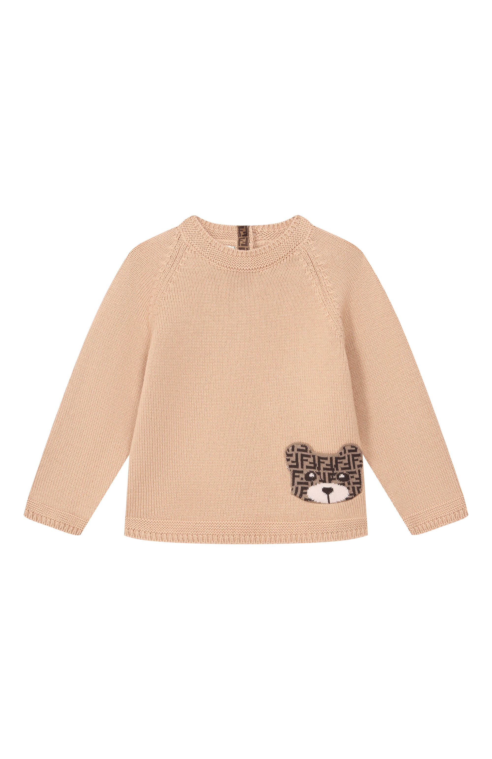 Пуловер из хлопка и кашемира FENDI, арт. BUG211/AVVZ, фото 1