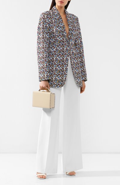 Жакет с принтом VICTORIA BECKHAM, арт. JK STR 5812F MSS19 MINI FL0RAL FAILLE, фото 2
