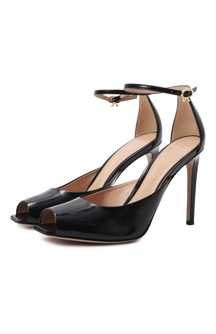 Женские лакированные босоножки ethel 95 GIANVITO ROSSI, арт. G61756.95RIC.NUINER0