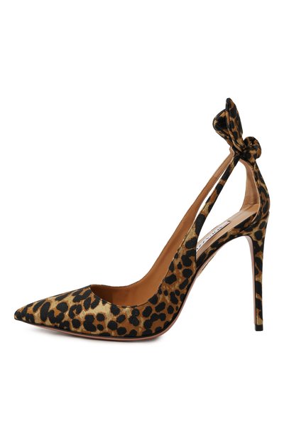 Текстильные туфли pump 105 AQUAZZURA, арт. DENHIGP0-LDR-C80, фото 4