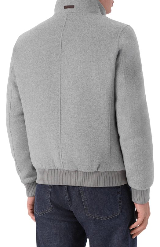 Бомбер из шерсти и вискозы Gimo's 5W20.U.020.605 Серый  5W20.U.020.605 Фото 4