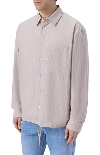 Рубашка из хлопка и шелка 12 STOREEZ, арт. 136997, фото 3