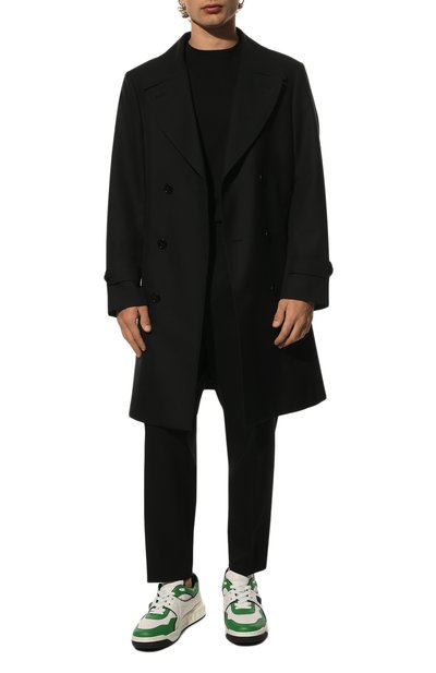 Кожаные кеды one stud VALENTINO, арт. XY0S0E71/NWN, фото 2