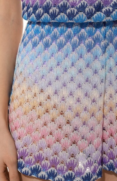 Комбинезон из вискозы MISSONI голубого цвета по цене 78150 руб., арт. MC23SG07/BR00TD, фото 5 Комбинезон из вискозы MISSONI, арт. MC23SG07/BR00TD, фото 5