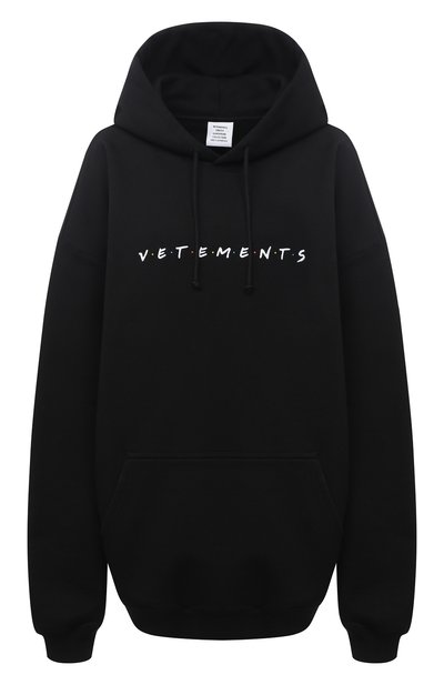 Женский хлопковое худи VETEMENTS, арт. UE51TR350B 1604/W