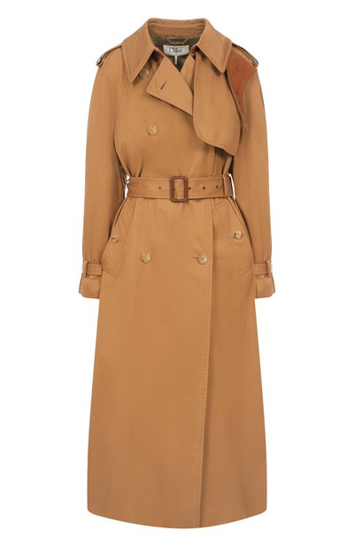 Женский хлопковый тренч CHLOÉ, арт. CH25AMA19093