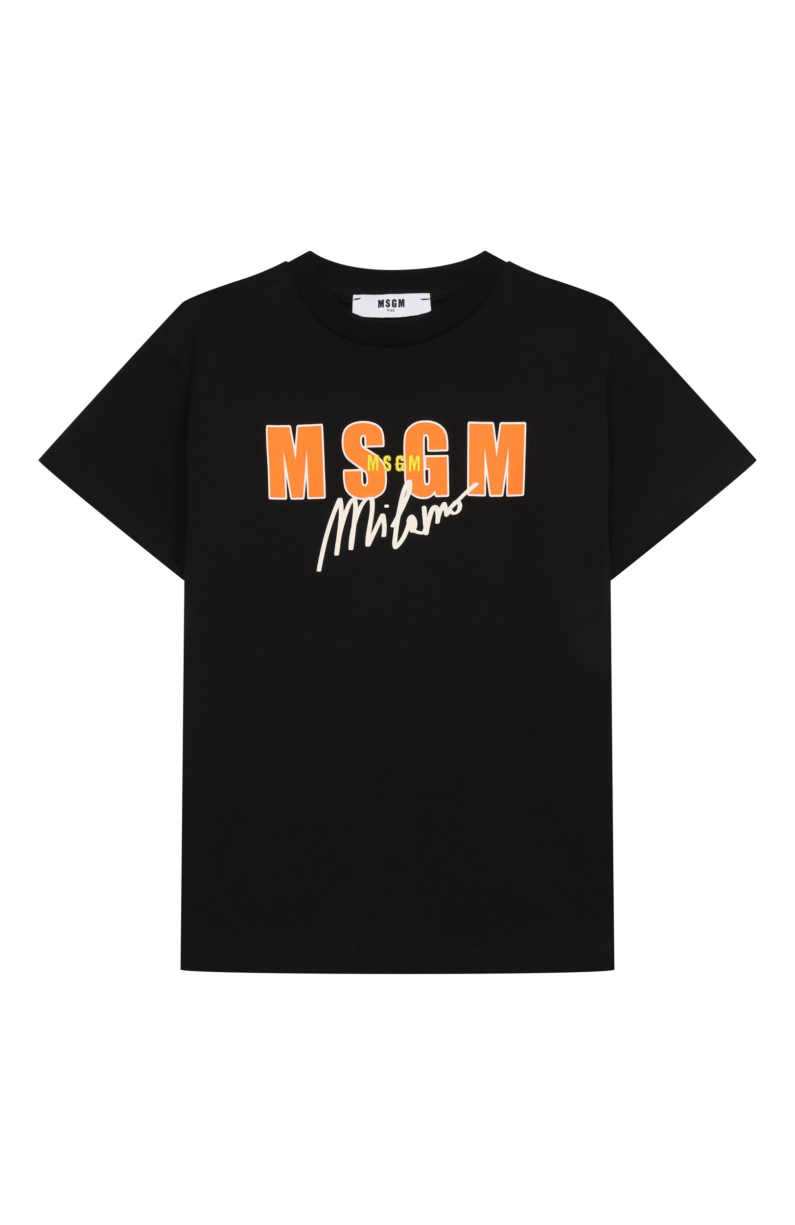 Хлопковая футболка MSGM KIDS, арт. F6MSJBTH282, фото 1
